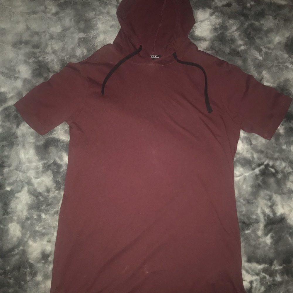 hooded long shirt